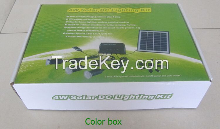 Solar home lighting system