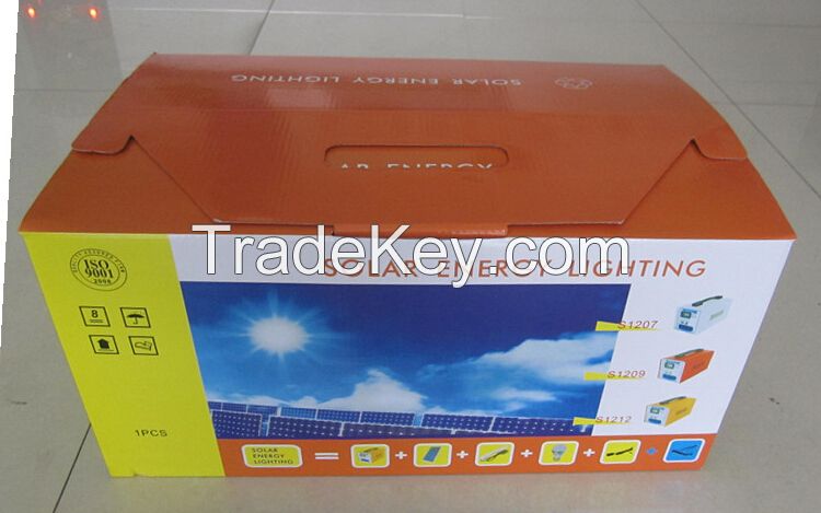 DC 12w solar lighting system for indoor