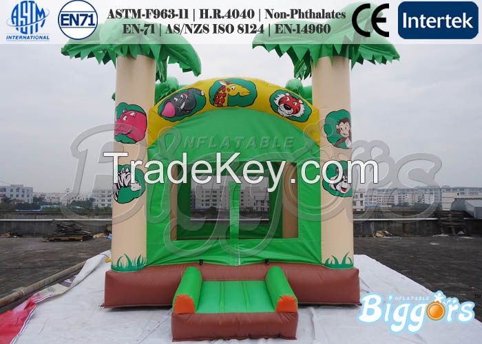 Small Inflatable Bouncer Jungle House Inflatable Toys for Kids Enterta