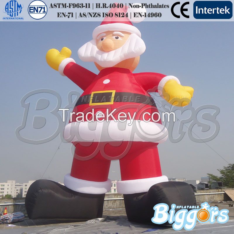 Dancing Christmas Inflatable Santa Claus Character Advertising Man For