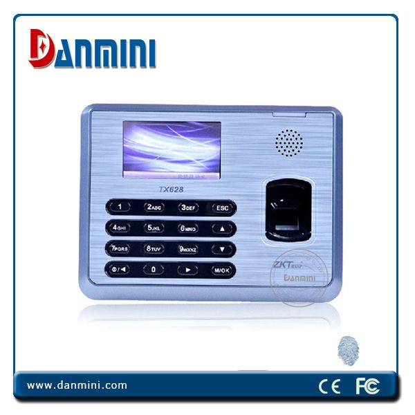 Turkish Language ZK Biometric time attendance clock tx-628