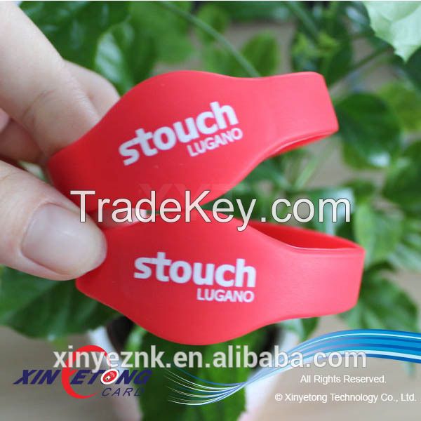 Colorful RFID Wrist Band, 13.56mhz, 860-960mhz, 125khz