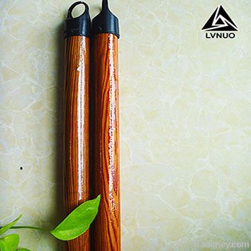 wood broom handle with PVC cover