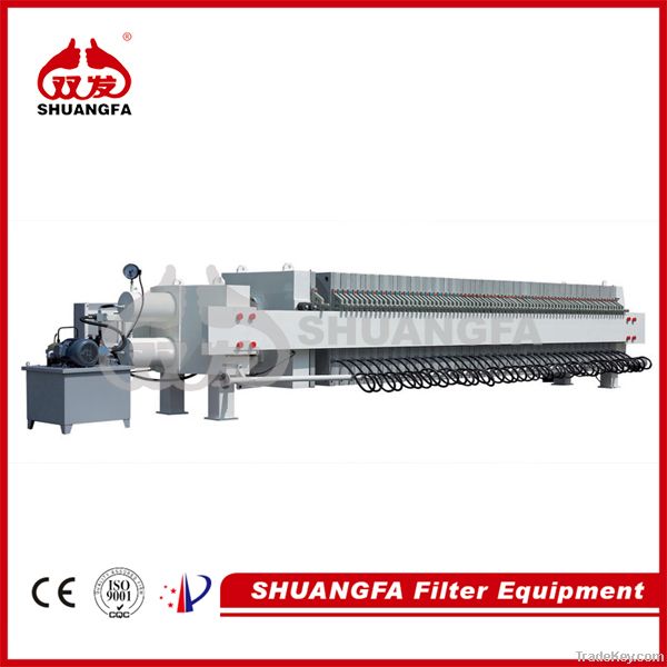 SF membrane filter press - sludge dewatering filter press machine, bet