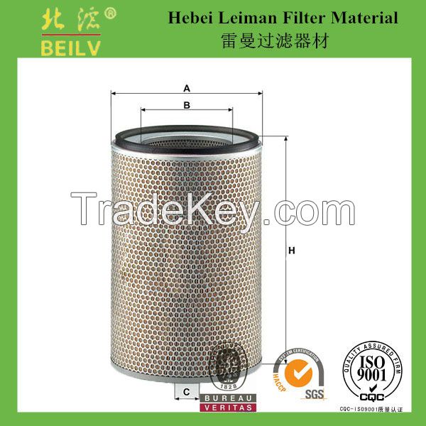 Truck air filter C311093/2 for volvo