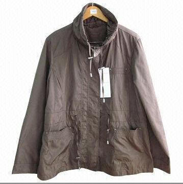 Men's Casual Jacket, Front with Zip Closure and Pocket on Right Arm, Two Pockets on Each Side