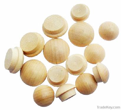 wooden plug;wooden button