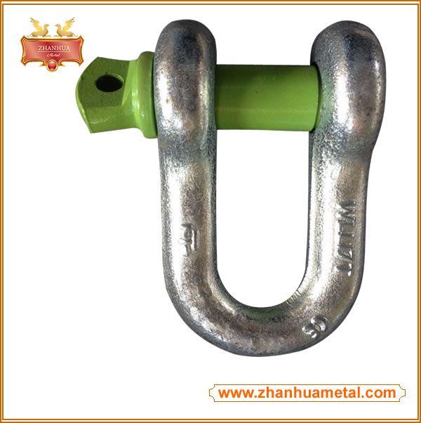 G210 Forged carbon steel screw pin anchor shackle