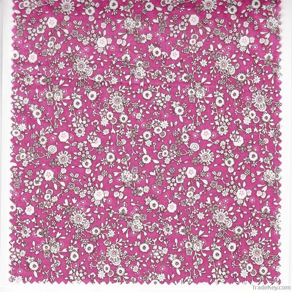 100% Cotton Fabric Flower Printed Poplin 80x80 / 133x100