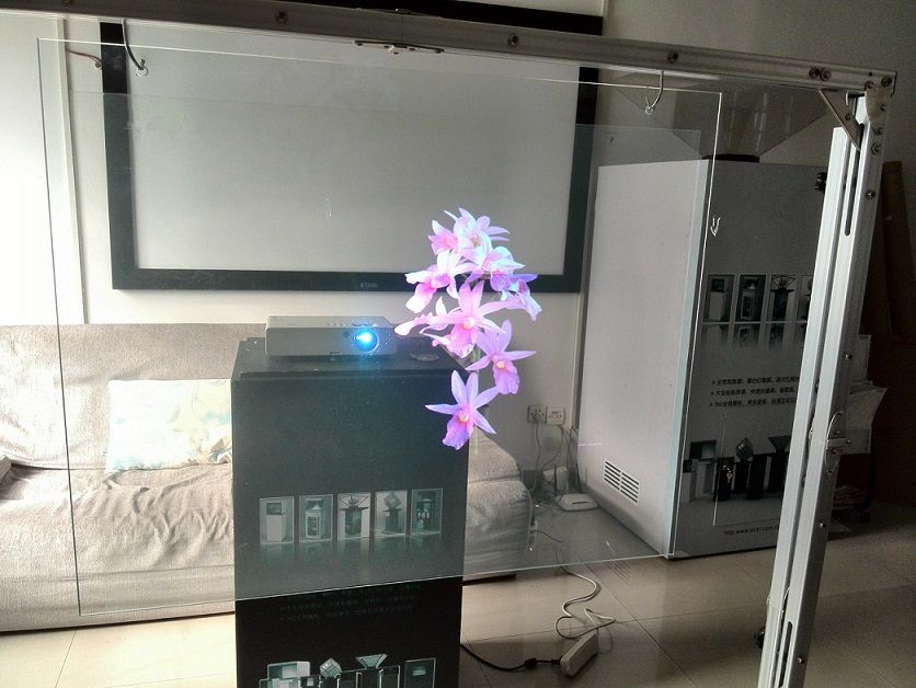 vivid clear film transparent holographic rear projection film