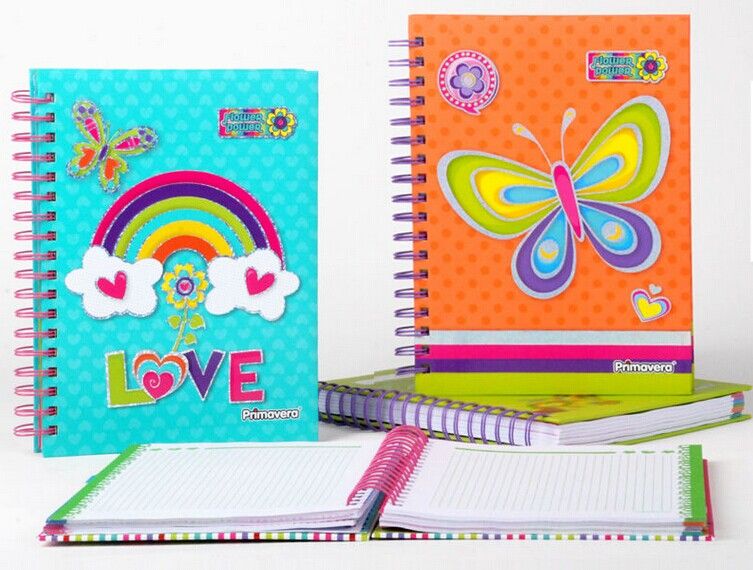 Spiral notebooks, pretty