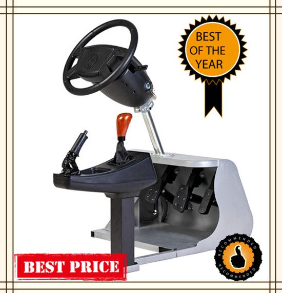 Consumer electronic driving simulator video game controller racing game machine