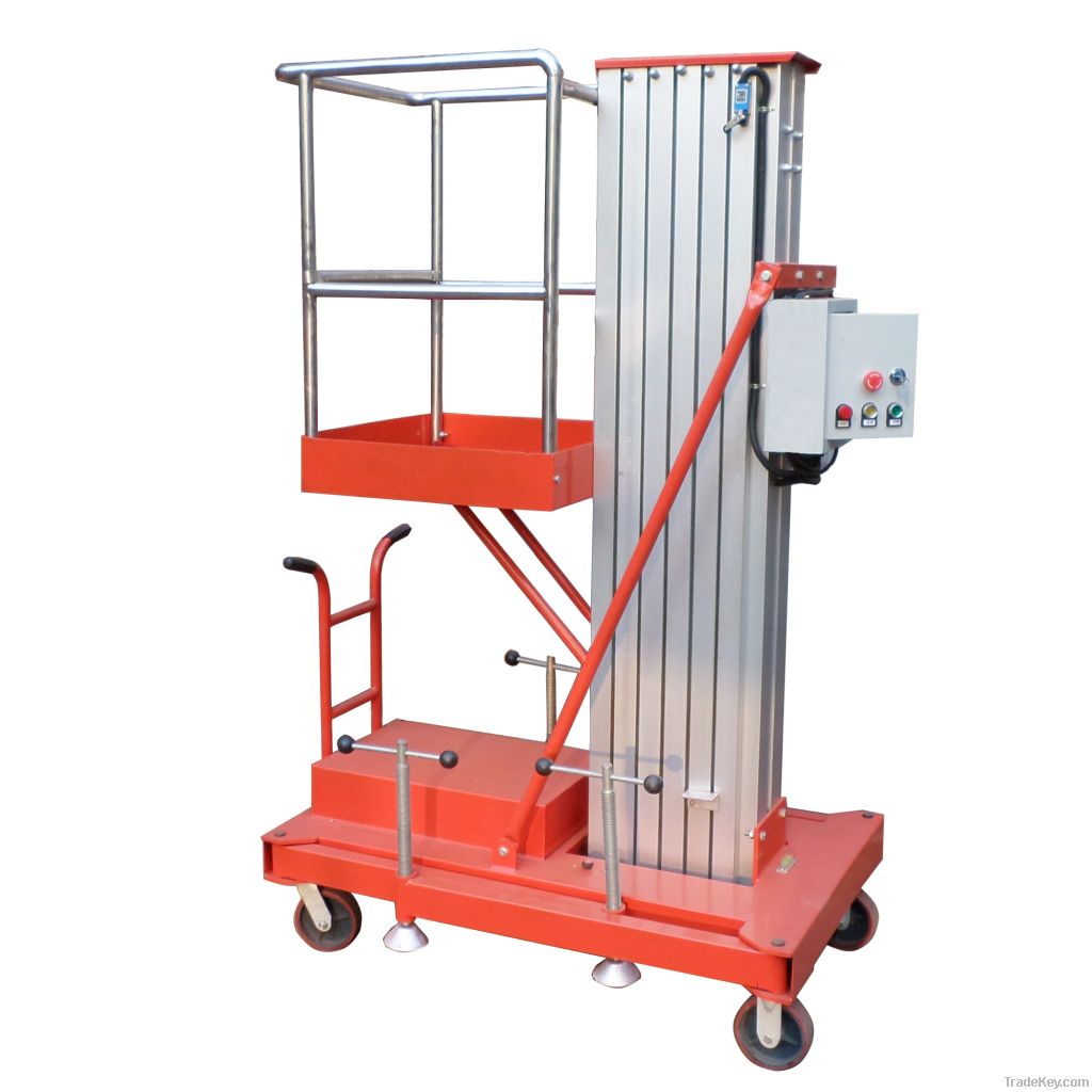 China New Brand Single Mast Aluminium Lift Platform