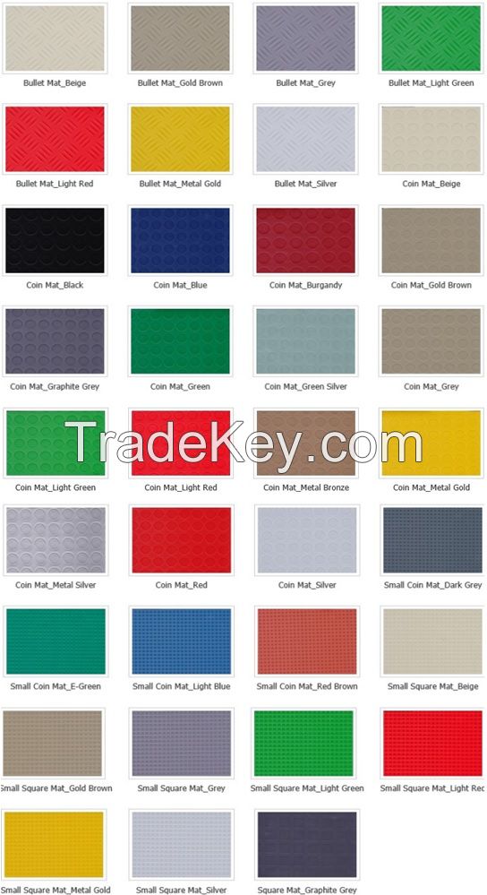 PVC Flooring - Coin Mat - commercial areas