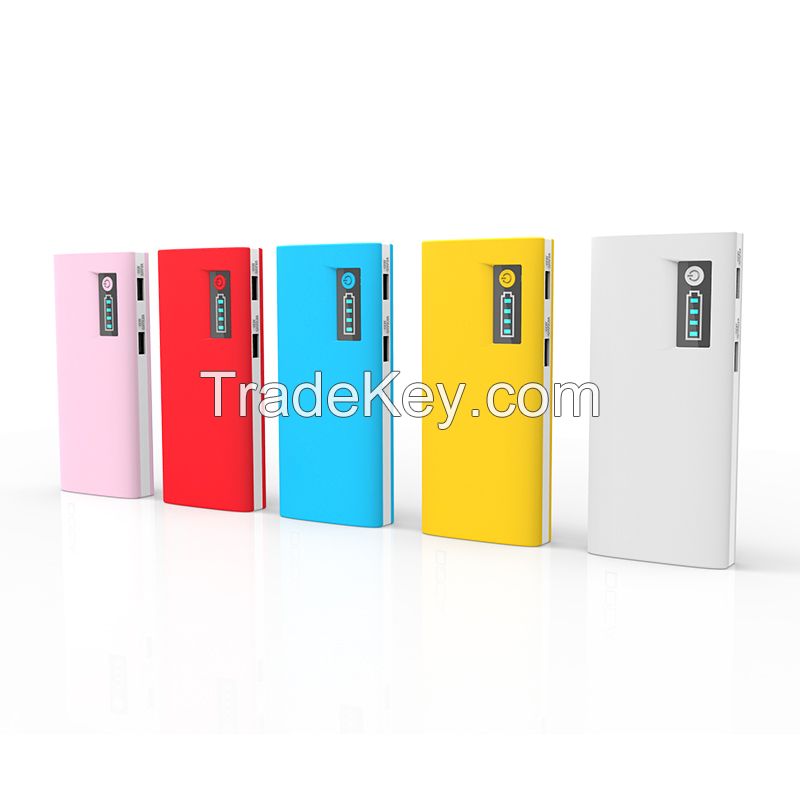 2014 newest design DOCA D566 cheap power bank with big capacity for mobile phone