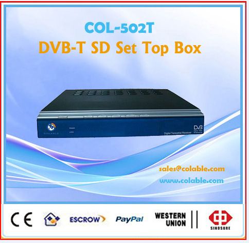 2014 most popular dvb-t set top box (COL502T)