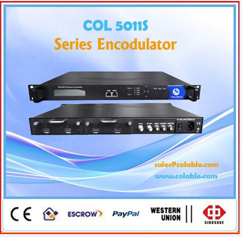 Latest product of china broadcasting equipment COL5011S Encodulator DVB-T mdulator