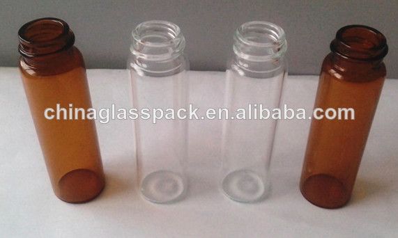 Glass dropper bottles with screw cap and dropper