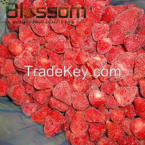 Export frozen fruit frozen strawberry IQF strawberry