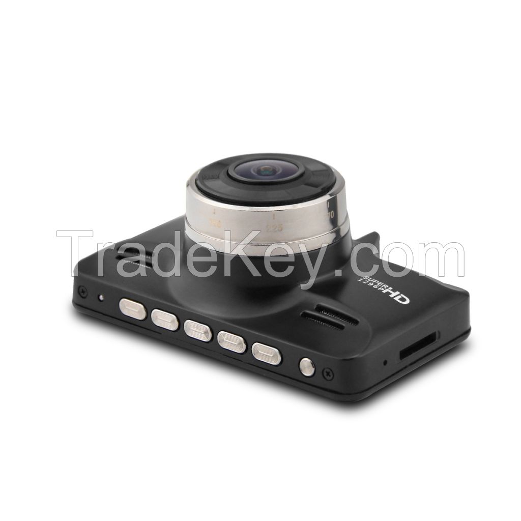 2.7 inch dislpay patent design ambarella A7LA70 GS98C G-sensor car dvr camera, car black box