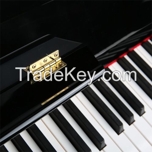 carod black upright piano size C23B