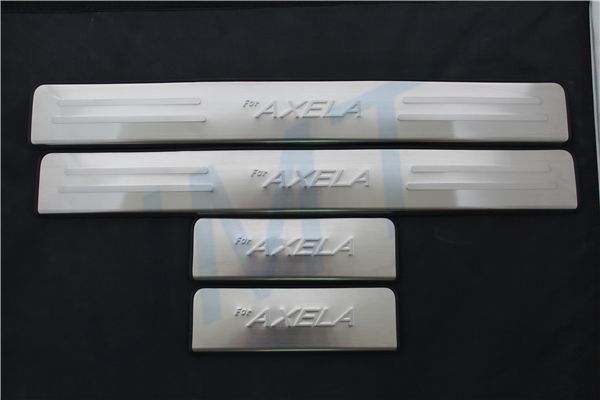 High quality  stainless steel door sill plate for MAZDA AXELA