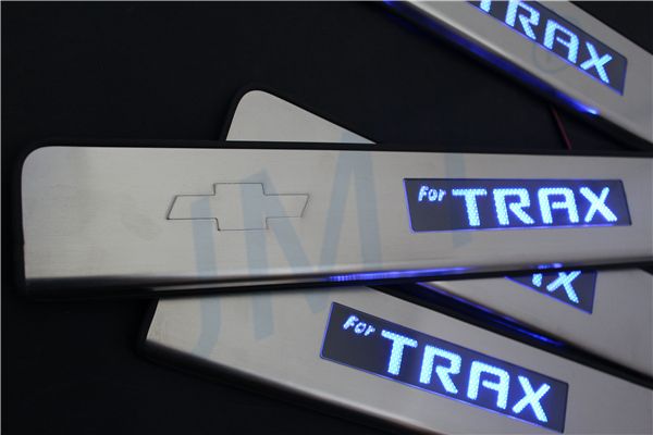 High quality LED door sill plate for Chevrolet Trax