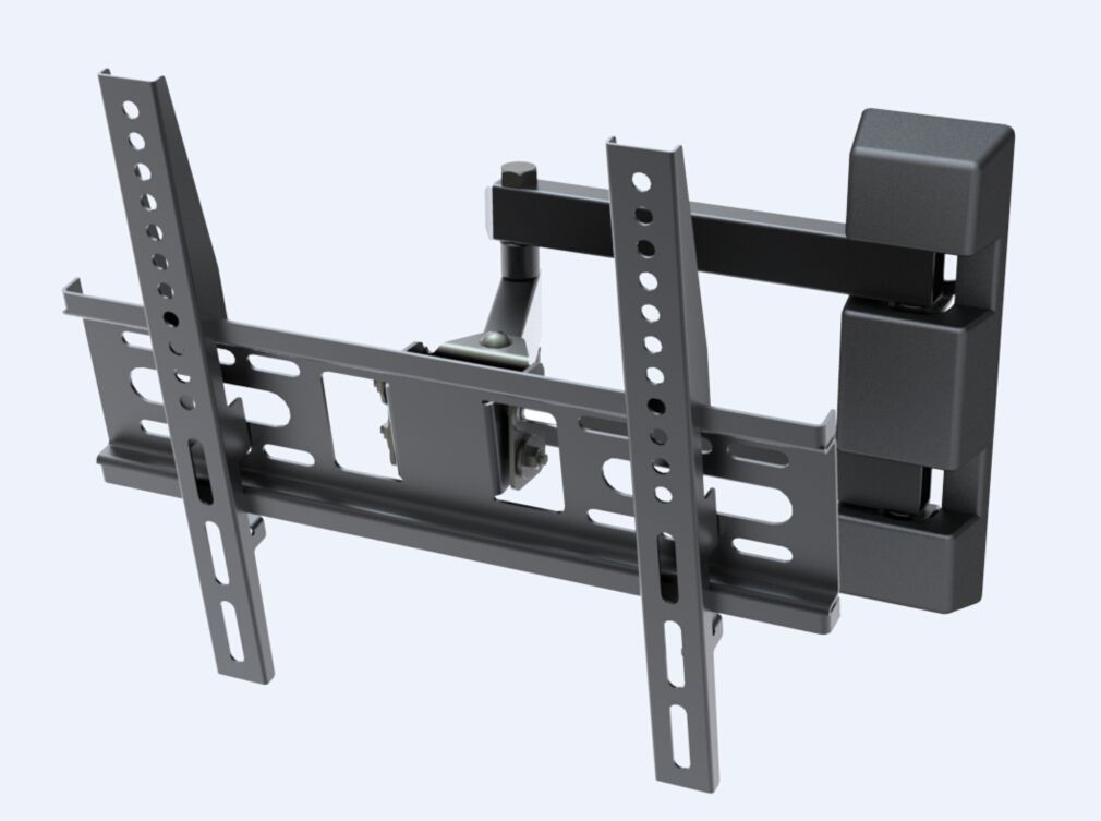 Full motion flat screen TV wall mount bracket for screen size 14-47''