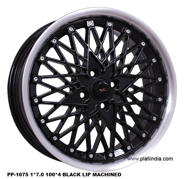 PP-1075 16" 4H Black lip machined