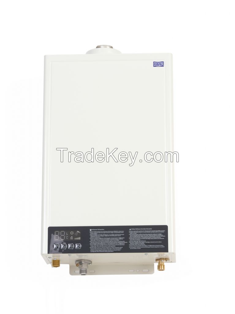 Gas water heater with CE