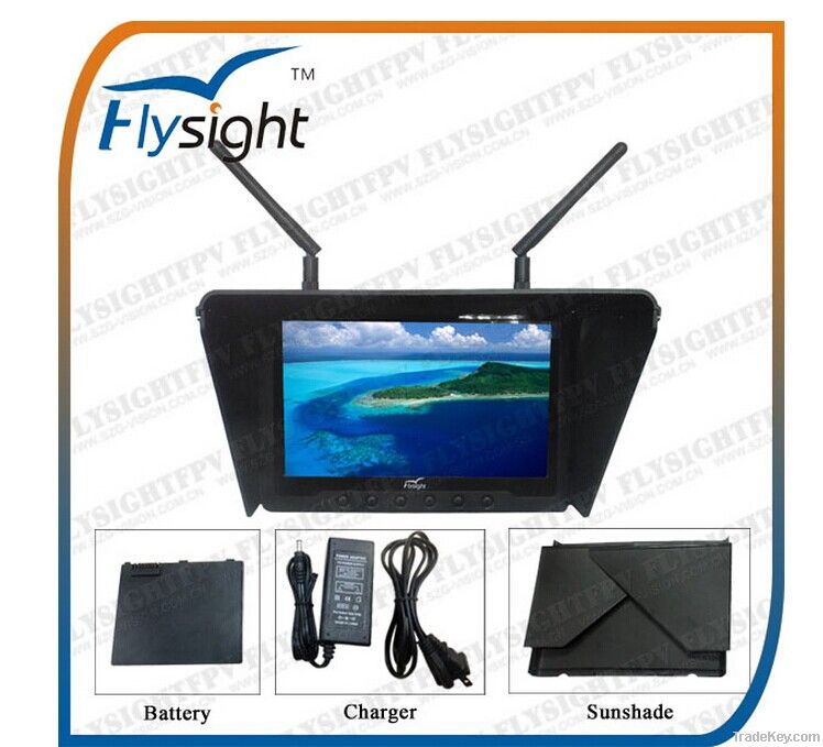 RC801 Flysight Black Pearl no blue screen 7 " wireless fpv monitor