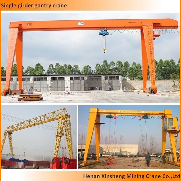 single girder gantry cranes