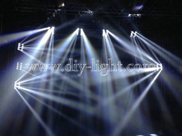 8*10W White/RGBW LED  Beam Moving head Light