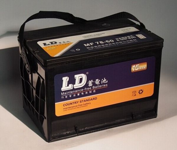 used car battery 78-60MF 78-550MF 12v60ah