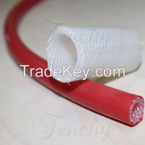 Silicon braided hose/high temperature silicon hose