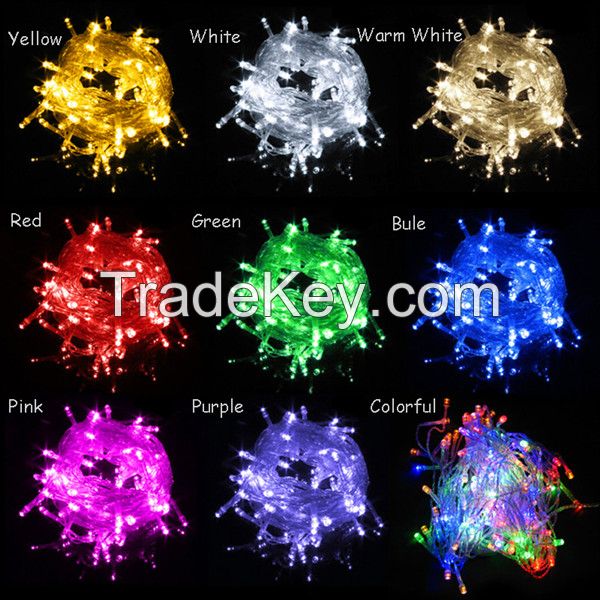 100led white string ligts christmas