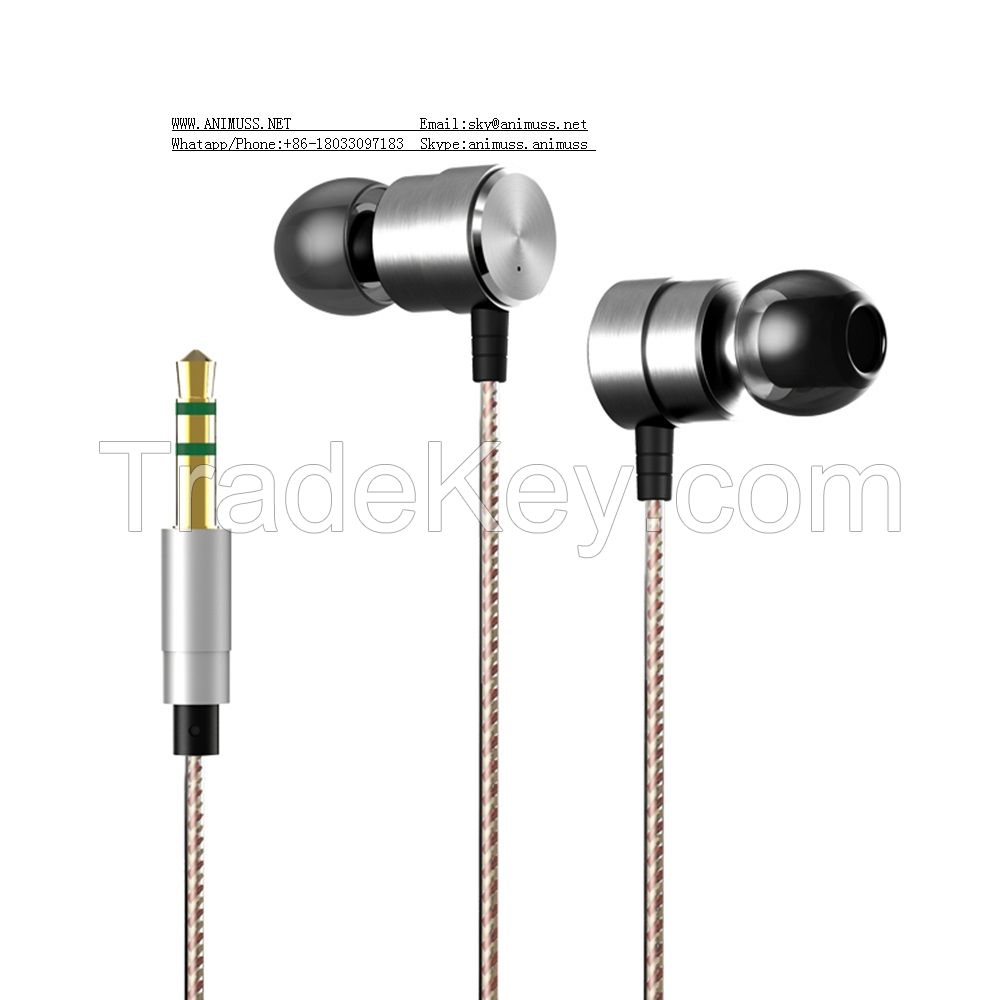 ShenZhen Animuss  Company  Limited Original Astrotec AX35 HIFI In-ear Headset Hybrid Dynamic Headphone 3.5mm Audio Plug Music Earphone for iPhone Samsung LG PC