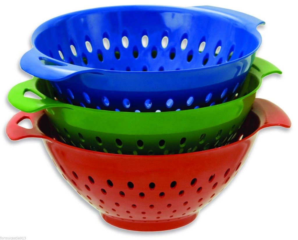 Melamine Colander with 3 pcs