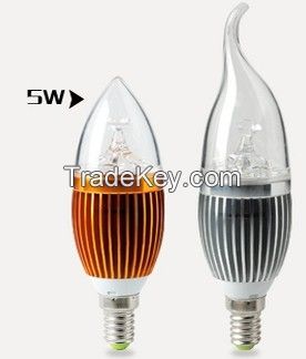 led energy-saving lamps  Led bulbs E14 base,led candle light