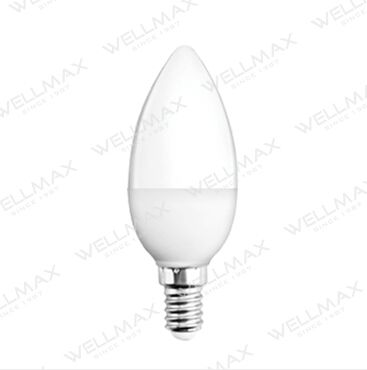 WELLMAX LED Candle Bulb C37