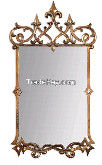 Hand Forged Metal Frame Mirror