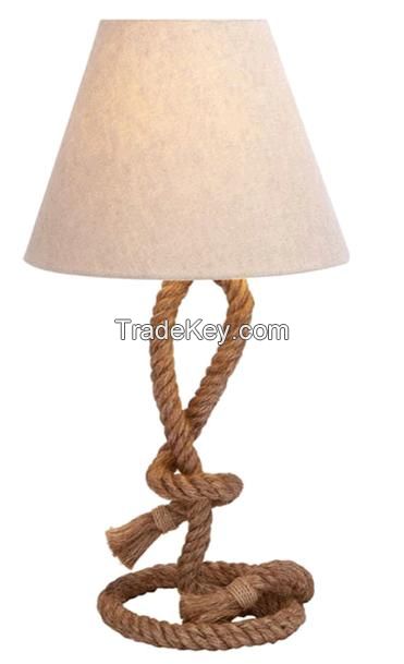 30"H Rope Table Lamp