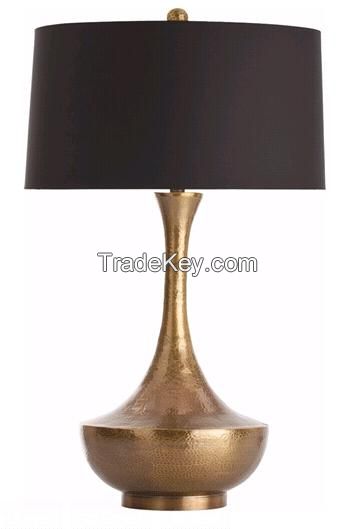 32"H Brass Table Lamp