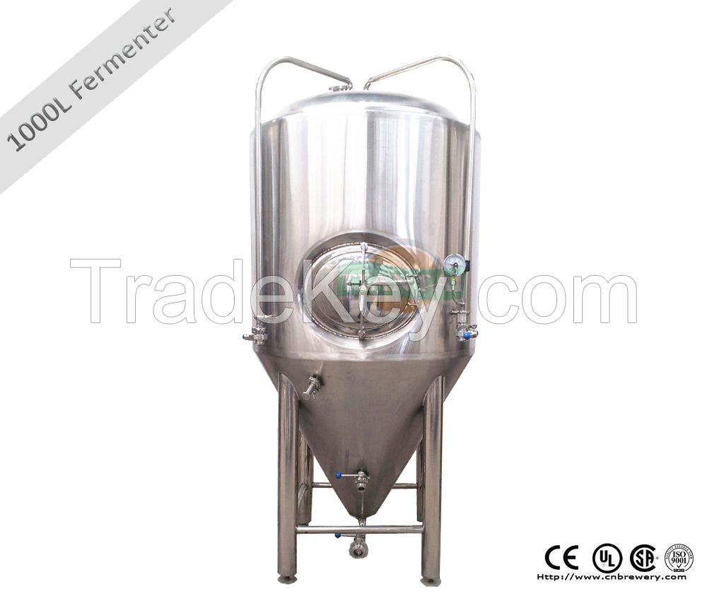 stainless steel 1000L beer brewery equipment for sale