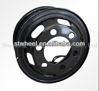 6.00*16tube steel wheel for truck&amp;trailer 5 hand holes