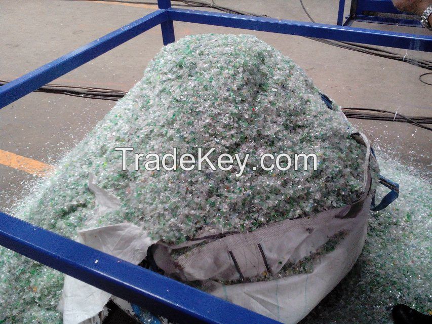 2000kg/h PET bottle hot washing line/pet bottles plastic recycling line