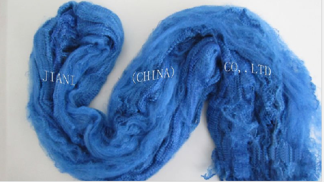 Colored polyester tow fiber for spinning non-woven,recycled solid