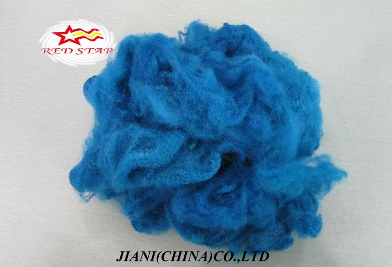 Dyed/colored polyester staple fiber, recycled polyester staple fiber