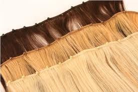 Human Hair extensions and wefts