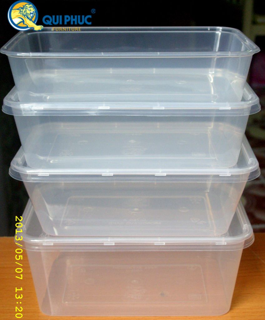 Plastic food container, K-fresh brand, food storage box